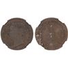 Image 1 : STRAITS SETTLEMENTS: Victoria, 1867-1901, AE 1/2 cent, 1884, NGC EF40 BN