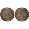 Image 1 : STRAITS SETTLEMENTS: George V, 1910-1936, 5 cents, 1920, PCGS MS63