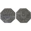 Image 1 : SYRIA: Café Maure, 5 piastres token (2.03g), ND (ca. 1920?), XF