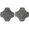 Image 1 : SYRIA: Café Maure, 10 piastres token (1.52g), ND (ca. 1920?), Choice AU