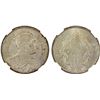 Image 1 : THAILAND: Rama VI, 1910-1925, AR 2 salung (1/2 baht), BE2463 (1920), NGC MS64