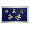 Image 1 : MACAO: Portuguese Colony, 5-coin proof set, 1982