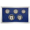 Image 2 : MACAO: Portuguese Colony, 5-coin proof set, 1982