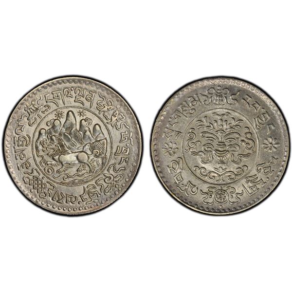 TIBET: AR 3 srang, BE16-10 (1936), PCGS MS63