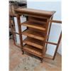 Image 3 : * 4-Tier Claw-Footed Wooden Display Case - Pickup Only