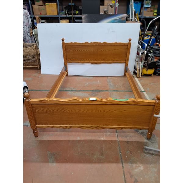 * Vintage Wooden Bed Frame - Pickup Only