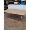Image 1 : * Folding Home Made Wooden Top Dining Table - Pickup Only