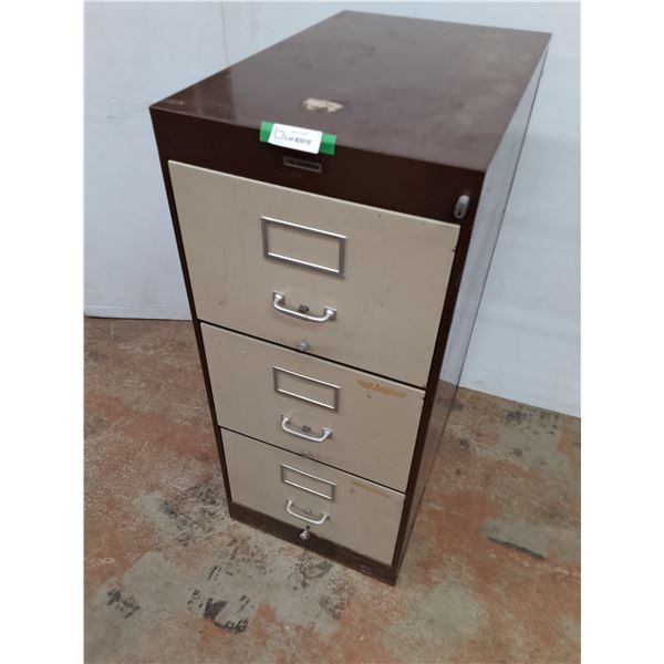 * Steel Equipment 3-Drawer Locking File Cabinet (No Key) - 28x18x42" - Pickup Only