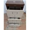 Image 2 : * Steel Equipment 3-Drawer Locking File Cabinet (No Key) - 28x18x42" - Pickup Only