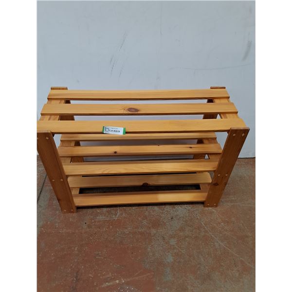 * Wooden 3-Tier Shelf - 30x12x20" - Pickup Only