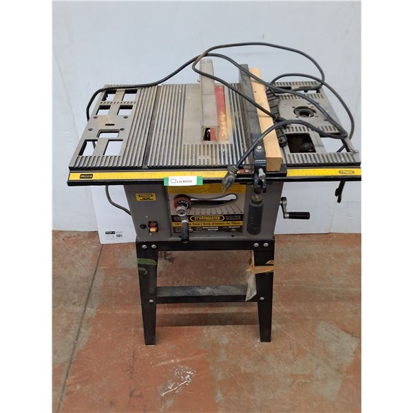 ** TradeMaster 10" Table Saw & Router Bench - Tested - 38x27x20" - Pickup Only