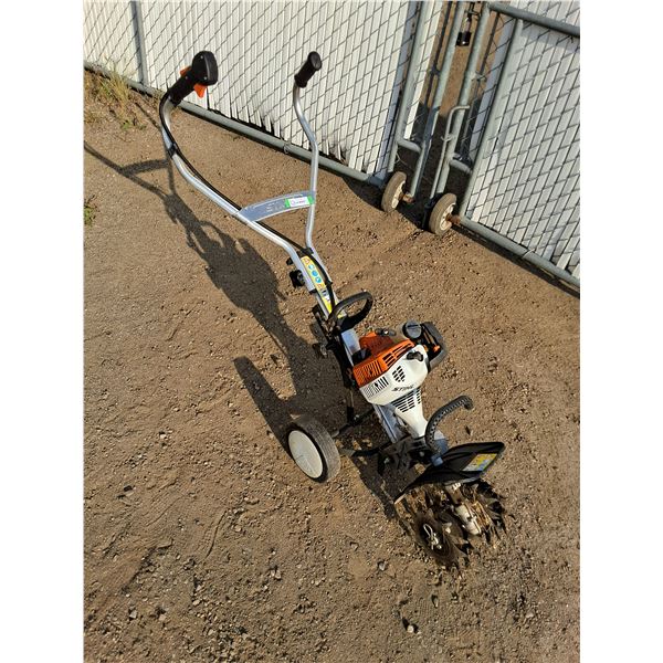 ** Stihl MM 55C Gas-Powered Roto-Tiller - Running - Pickup Only