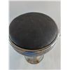 Image 2 : * Vintage Metal Base Stool with Soft Seat - 20" High x 12" Dia - PICK UP