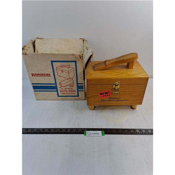 Ronson 2-Speed Roto-Shine "Magnetic" Shoe Shine Kit - Tested