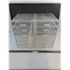 Image 1 : Clear Plastic 12-Drawer Parts/Crafts Storage - 19x13x15" - PICK UP ONLY