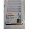 Image 2 : (5) HDX White Metal 10" Register Covers (2-4" & 3-3" Widths) - Unused