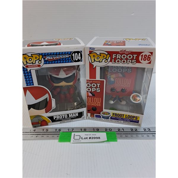 (2) Funko POP!: Proto Man & Froot Loops