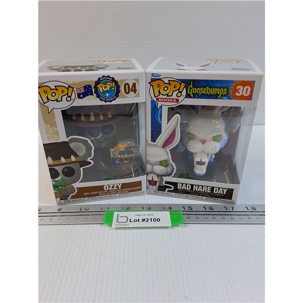 (2) Funko POP!: Ozzy & Bad Hare Day