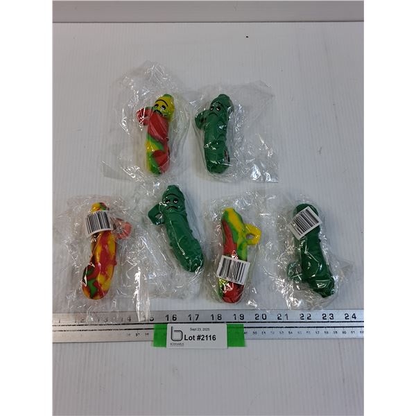 (6) Paraphernalia Smoking Pipes