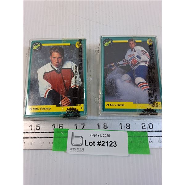 (2) 1991 Classic Premier Hockey Trading Cards in Cases