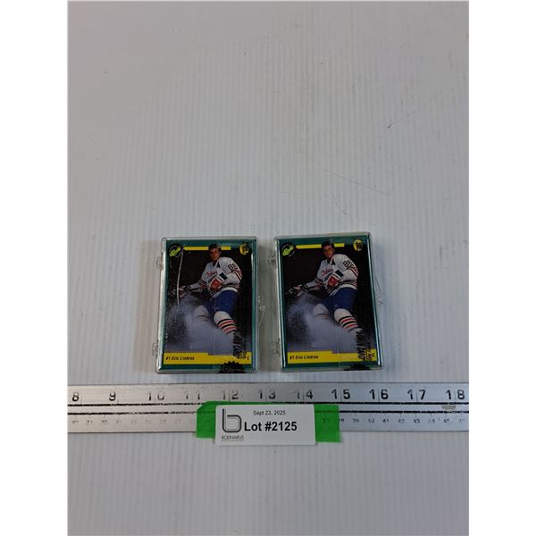 (2) 1991 Classic Premier Hockey Trading Cards in Cases