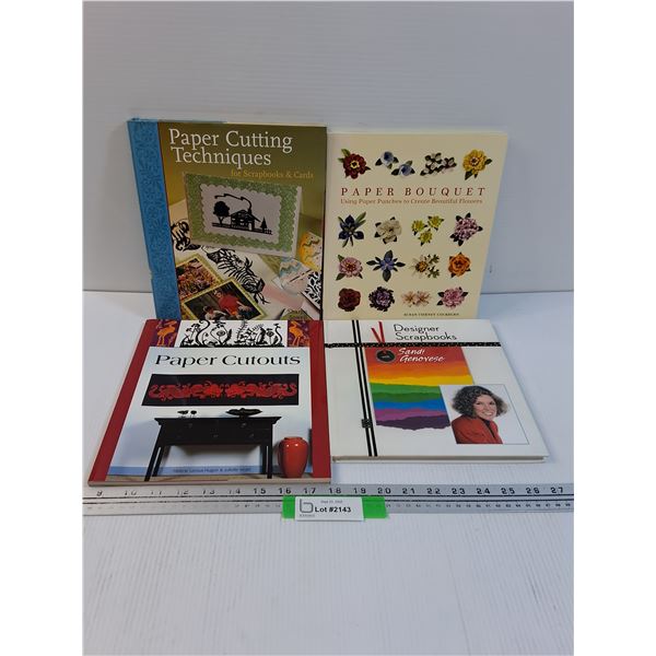 (4) Books: Scrapbooking, Paper Cutting, Misc