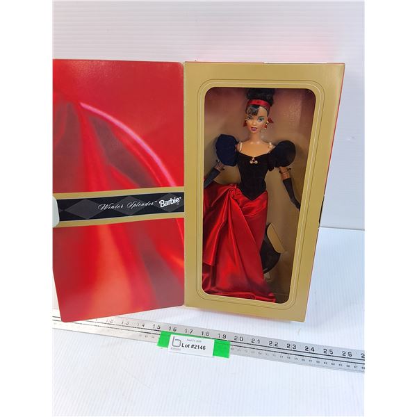 Winter Splendor African American Barbie in Box - 1998 Edition
