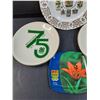Image 4 : (4) Collector Plates: Saskatchewan 4-H 75 Years, Canada Coat of Arms, Lily
