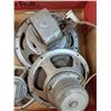Image 6 : (8) Vintage Vehicle Speakers, Some Wear - As Is - Assorted