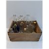 Image 6 : (16) Vintage Bottle Collection & Wooden Crate