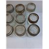 Image 3 : (15) Vintage Glass Canning Jars - Quart - PICK UP