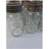 Image 4 : (15) Vintage Glass Canning Jars - Quart - PICK UP