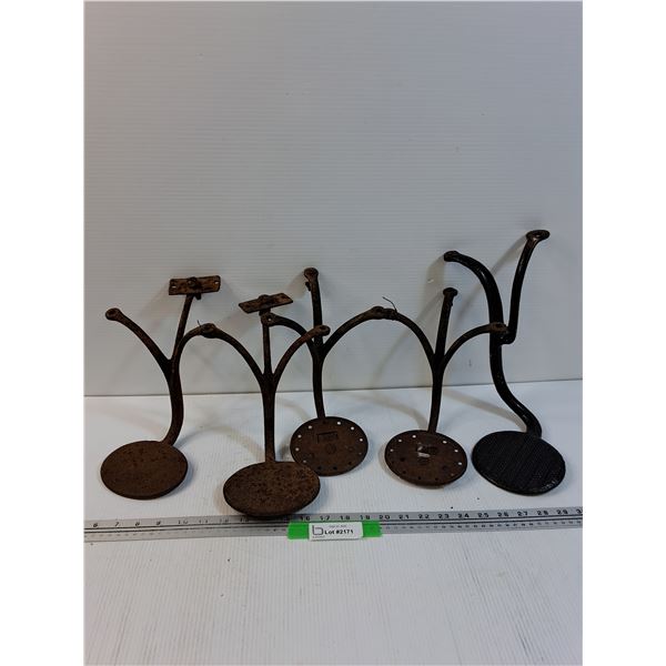 (5) Carriage/Wagon Buggy Cast Iron Steps