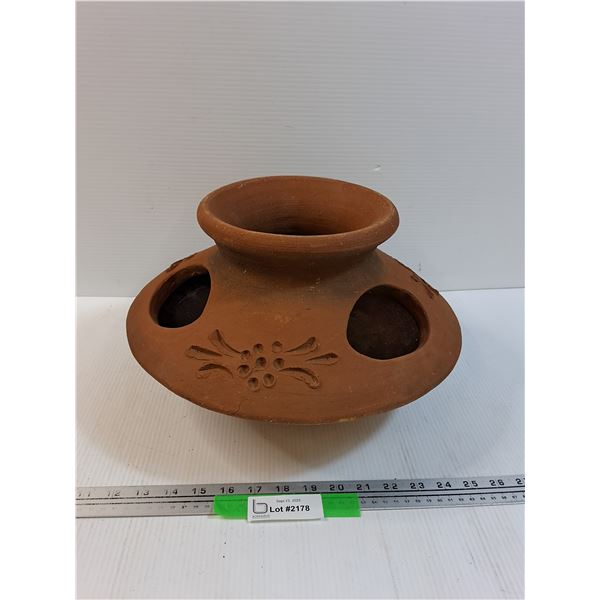 Clay Pottery Earthenware Pot - 14" x 8" - Heavy - PICK-UP