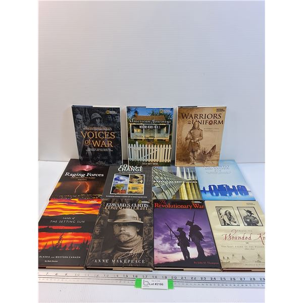 (11) National Geographic History Hardcover Books Set