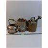 Image 1 : Lot: Kettle, Creamer/Butter Churn, Watering Can - Some Wear, As Is - PICK UP