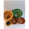 Image 4 : (4) Planters - Assorted Sizes, Water Sprinkler