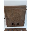 Image 2 : Waterbury Cast Iron Stove Door & Grate - 14" x 16"  & Trailer Crank - As Is - PICK UP