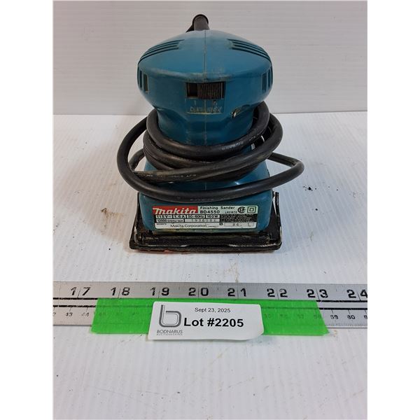 Makita Square Hand Sanding Machine - Powers On