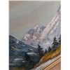 Image 4 : *Framed Rocky Mountains View Wall Art Painting 38" x 29",  Cannot Ship