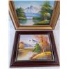 Image 3 : (2) Framed Wall Art Paintings 13" x 11"