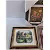 Image 2 : (3)  Framed Wall Art Prints 12" x 10"