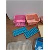 Image 2 : Wicker Baskets, Plastic Baskets, Ice Trays, Plastic Container with Lid