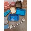 Image 4 : Wicker Baskets, Plastic Baskets, Ice Trays, Plastic Container with Lid