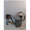 Image 4 : Christmas Tree Stand, Galvanized Watering Can, Cannot Ship