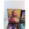 Image 3 : (3) Framed Wall Art Prints, Jesus Portrait Print 19" x 15"
