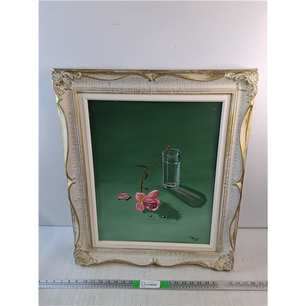 1983 Framed Vintage Wall Art Painting by Irene Sosulski 26" x 22"