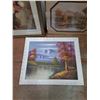 Image 2 : (3)  Framed Wall Art Prints/Painting 23" x 19"