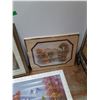 Image 4 : (3)  Framed Wall Art Prints/Painting 23" x 19"