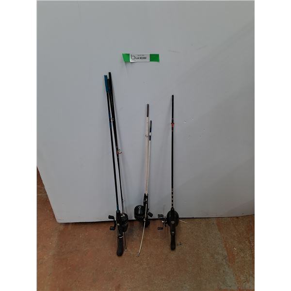 (3) Fishing Rods - PICK UP